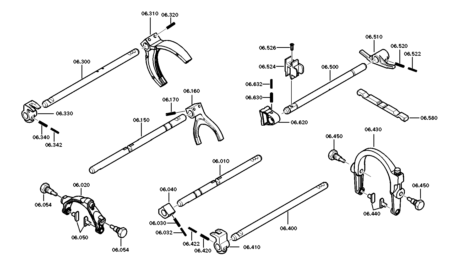 drawing for NISSAN MOTOR CO. 32811-MB90A - SWING FORK (figure 4)