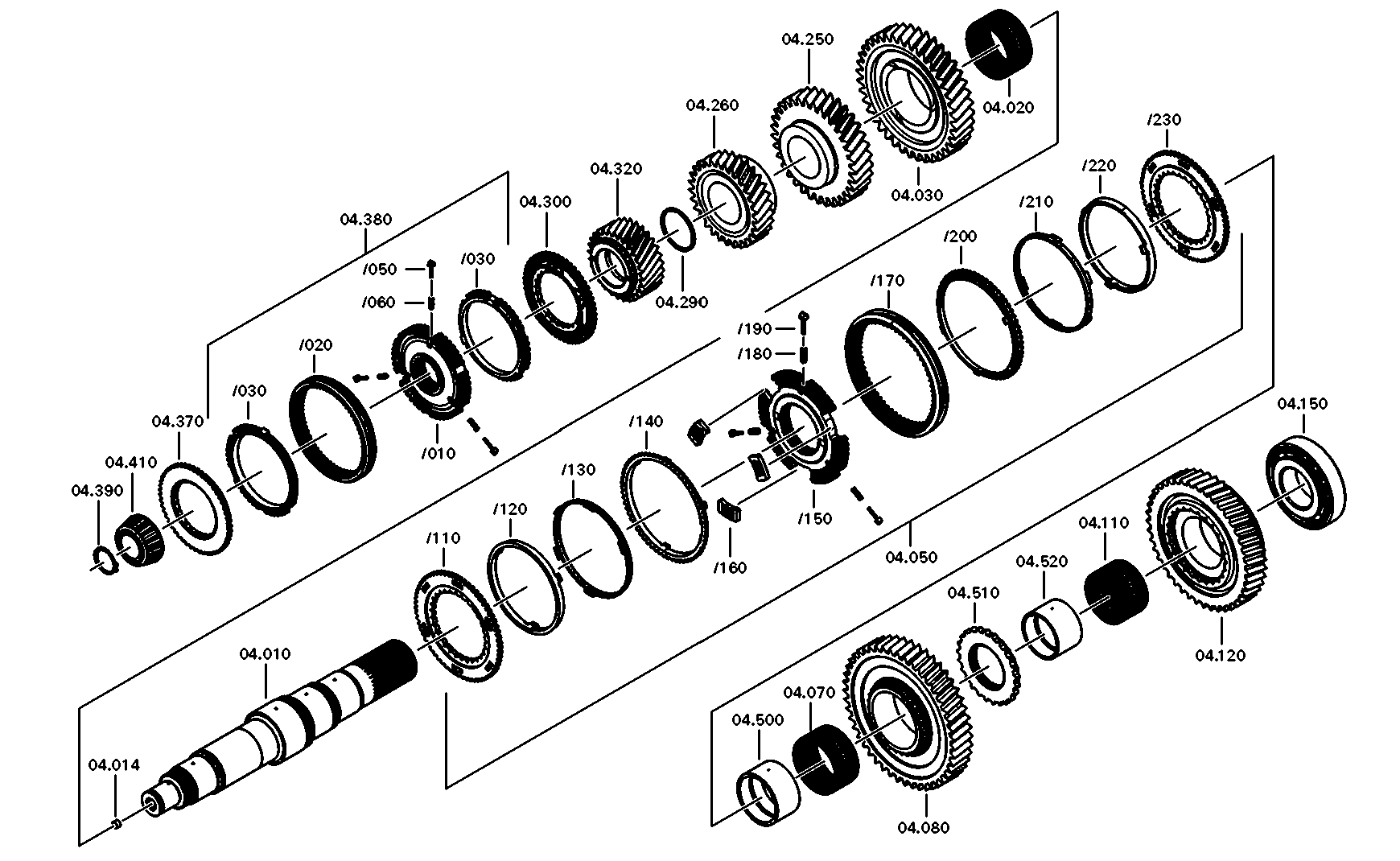 drawing for Hyundai Construction Equipment QZ0750117991 - TAPERED ROLLER BEARING (figure 1)