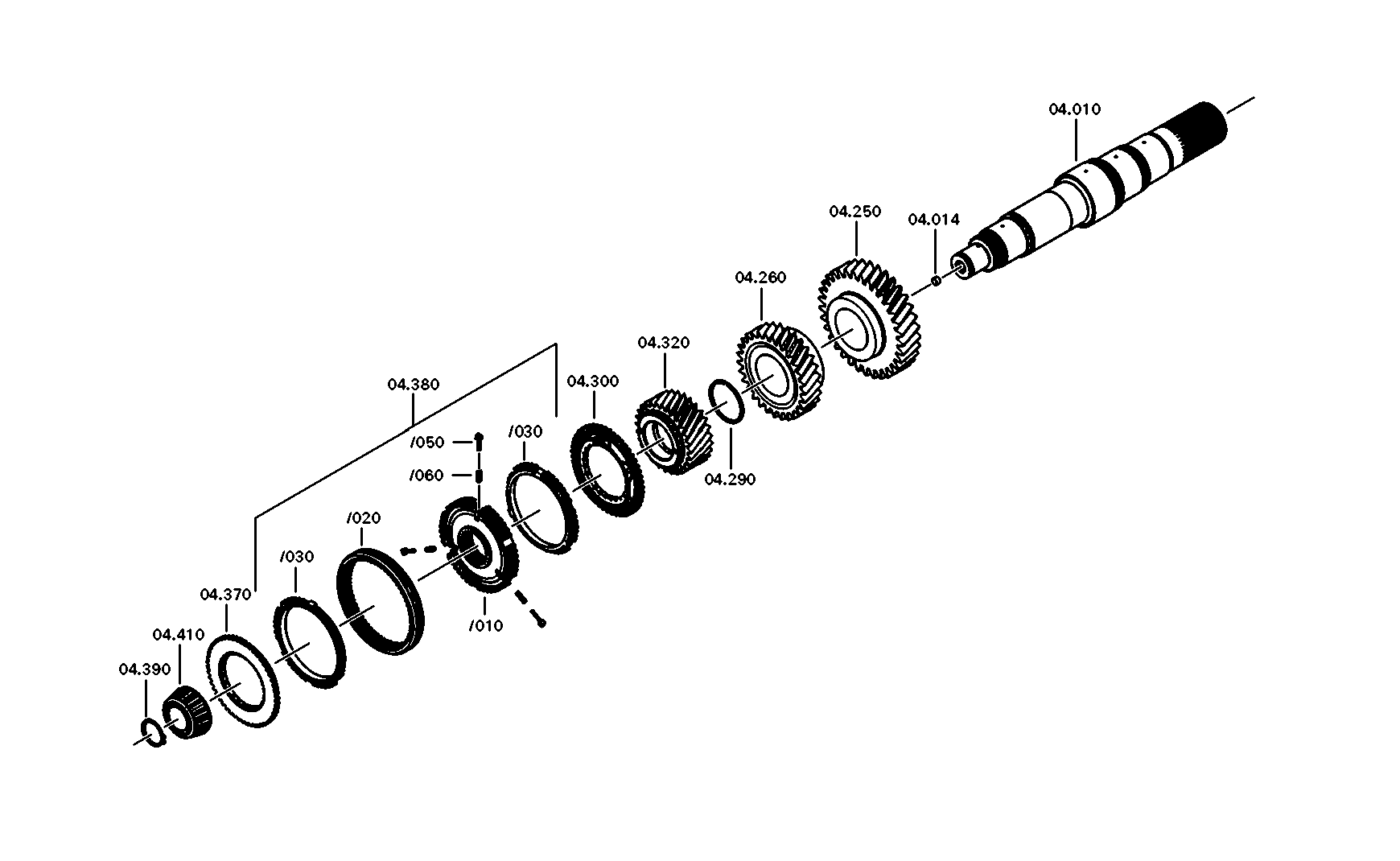 drawing for Hyundai Construction Equipment QZ0750117991 - TAPERED ROLLER BEARING (figure 2)