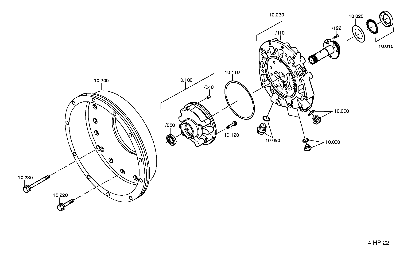 drawing for JAGUAR CARS LTD. 9915048 - HEXAGON SCREW (figure 2)