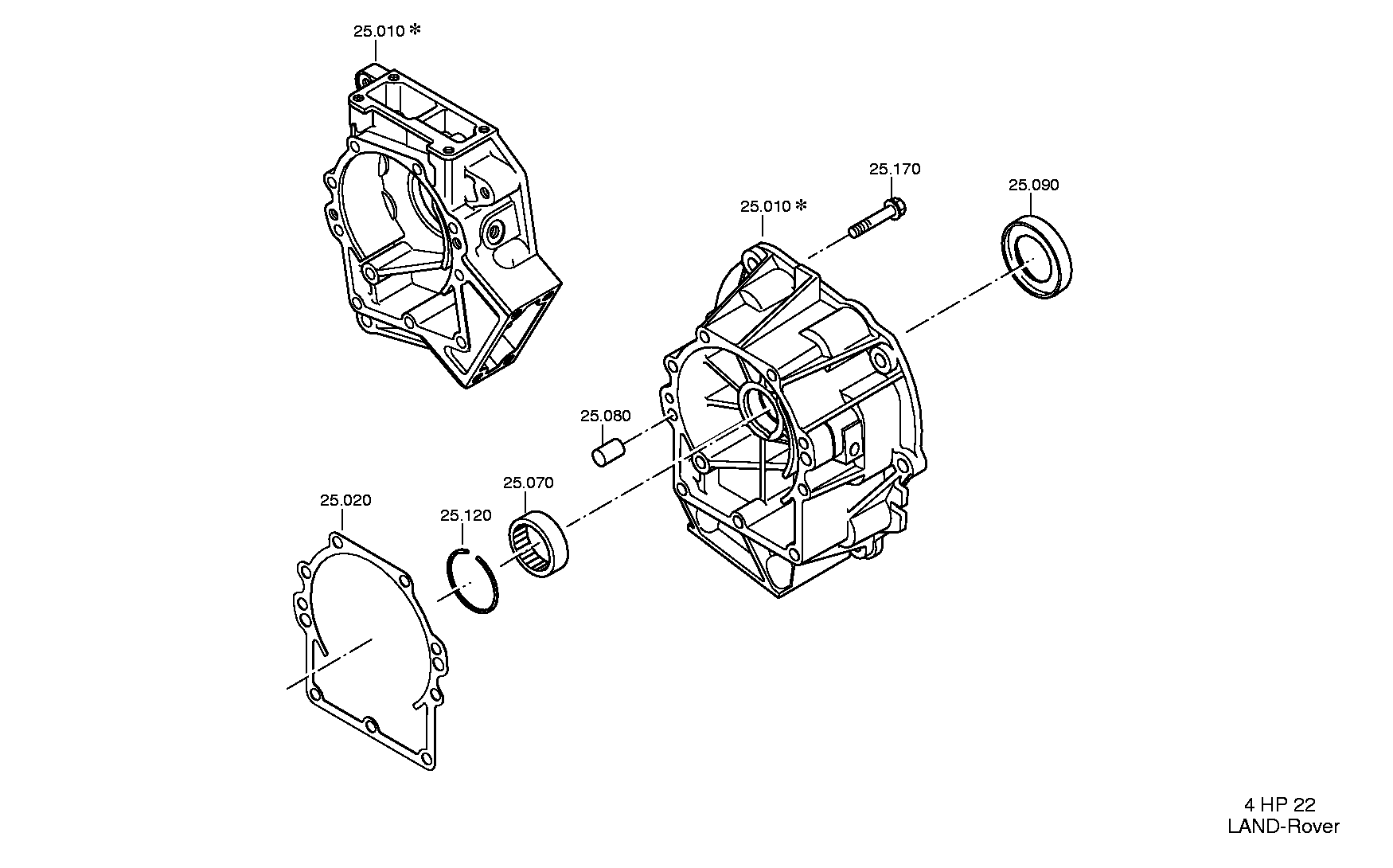 drawing for JAGUAR CARS LTD. 02JLM 698 - GASKET (figure 3)