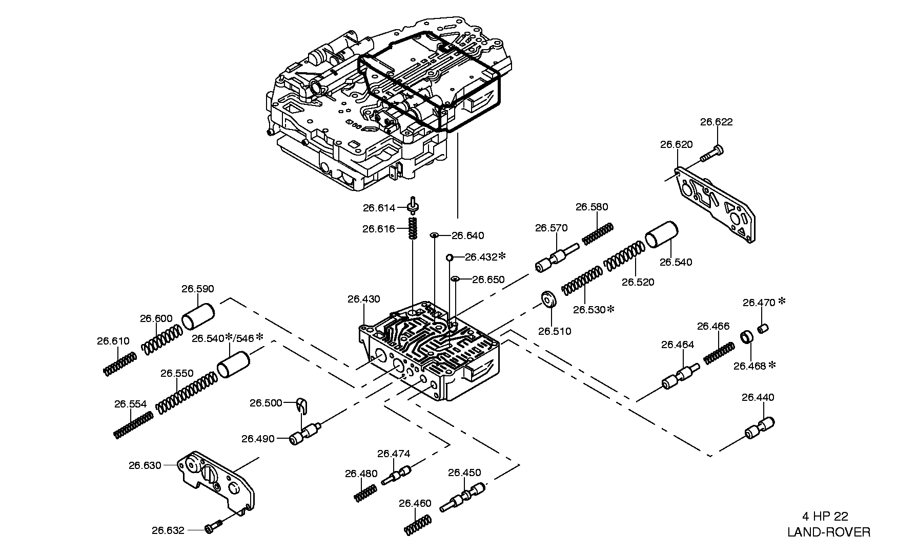 drawing for UNIPART 02JLM 1085 - HEXALOBULAR DRIVING SCREW (figure 2)