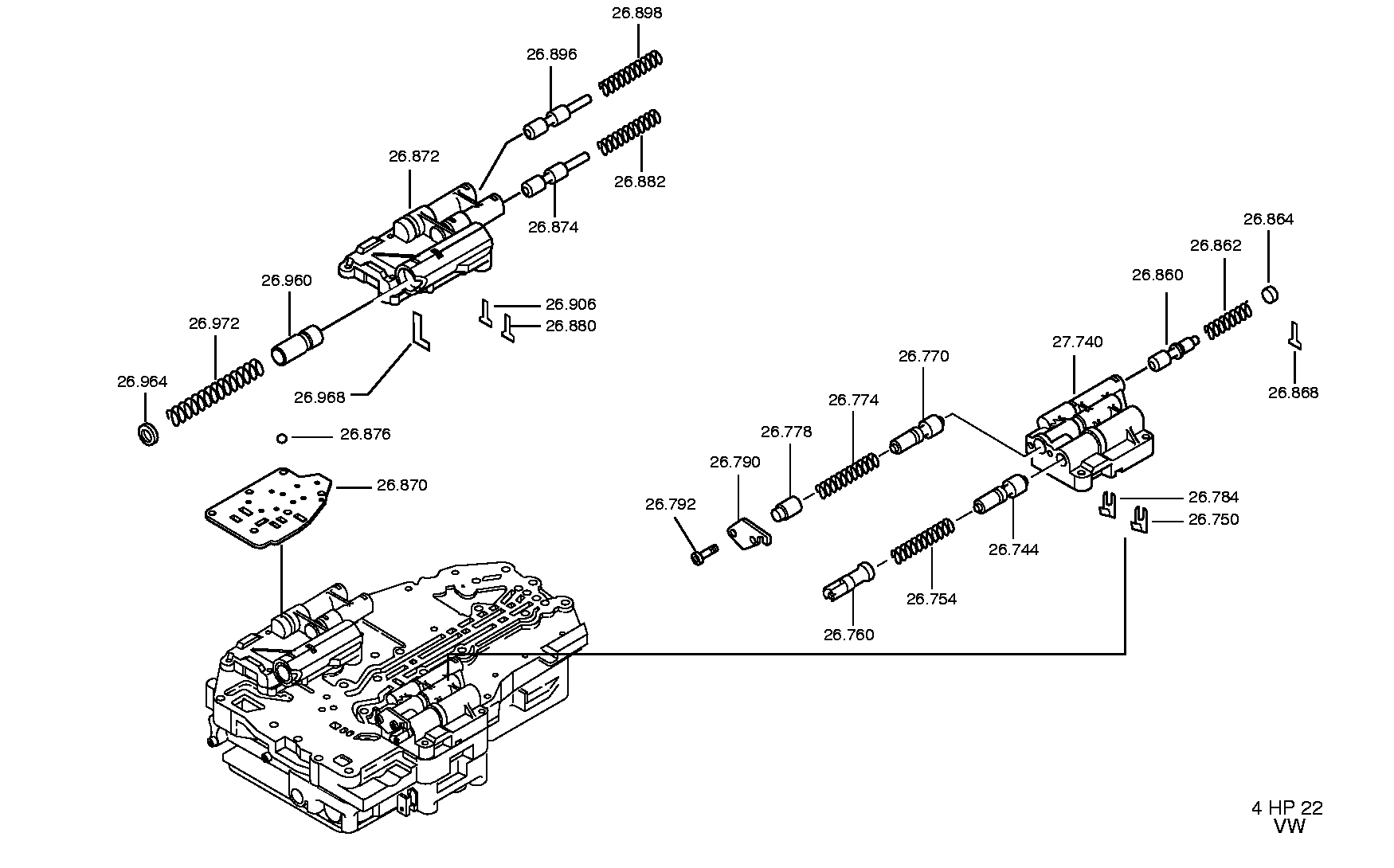 drawing for JAGUAR CARS LTD. 02JLM 664 - OIL SCREEN (figure 4)