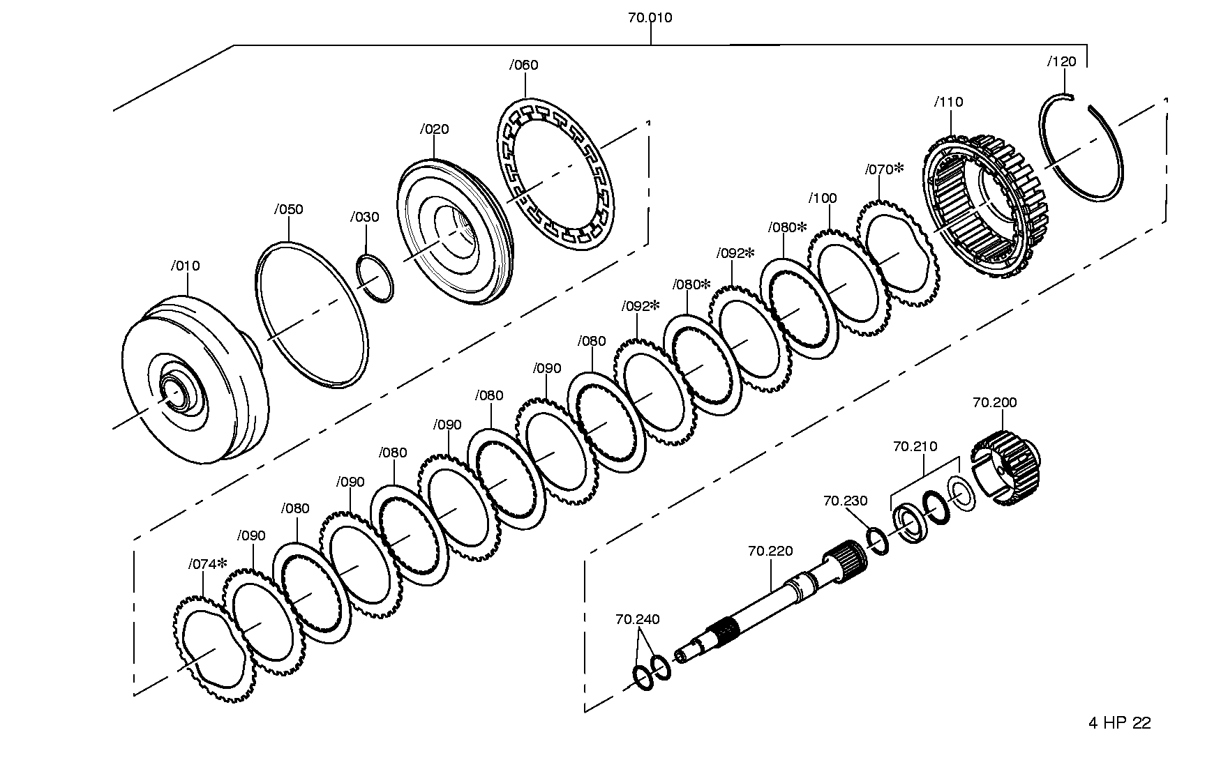 drawing for JAGUAR CARS LTD. 02JLM 1033 - DISC CARRIER (figure 1)