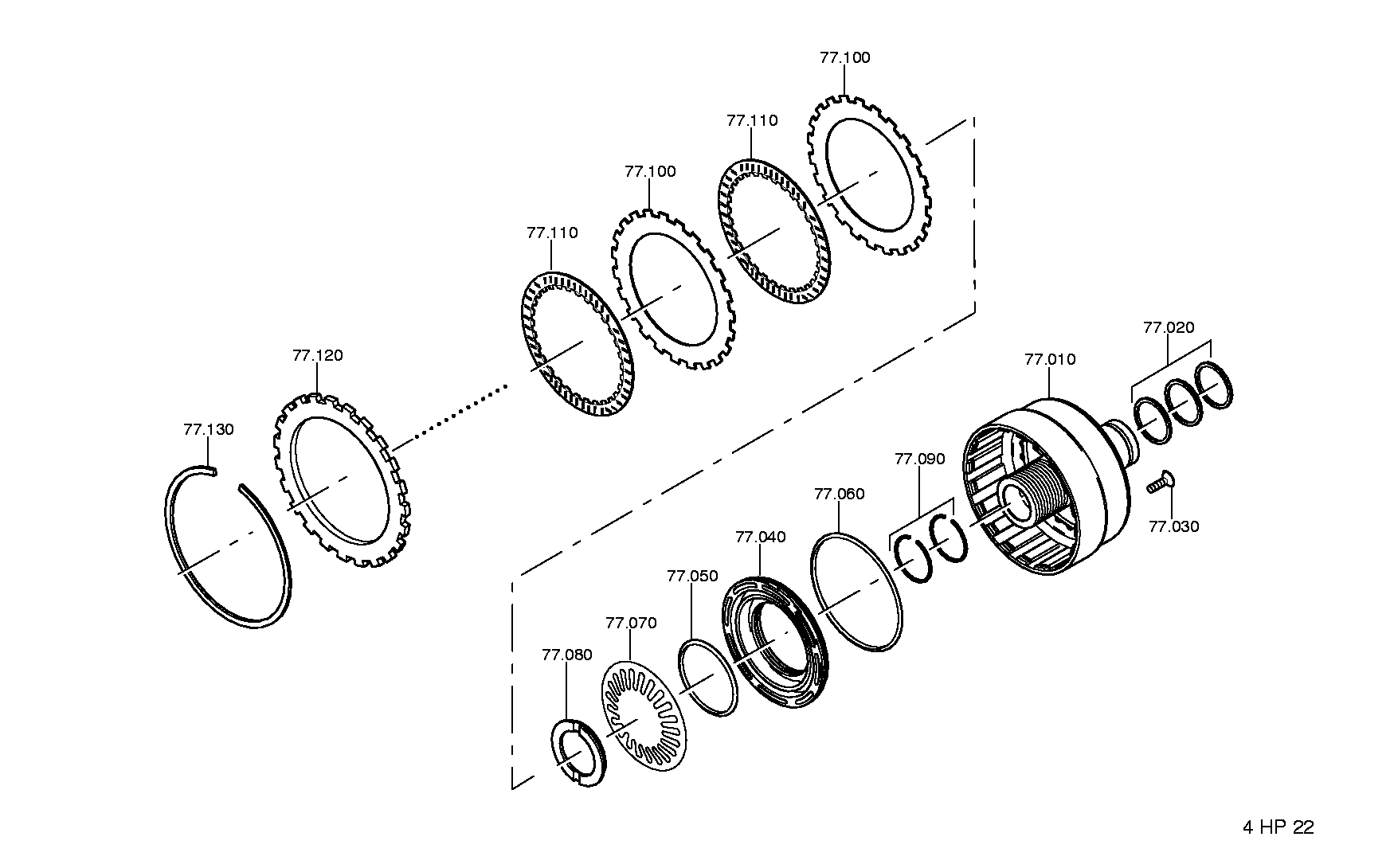 drawing for UNIPART 02JLM 10414 - RECTANGULAR RING (figure 3)