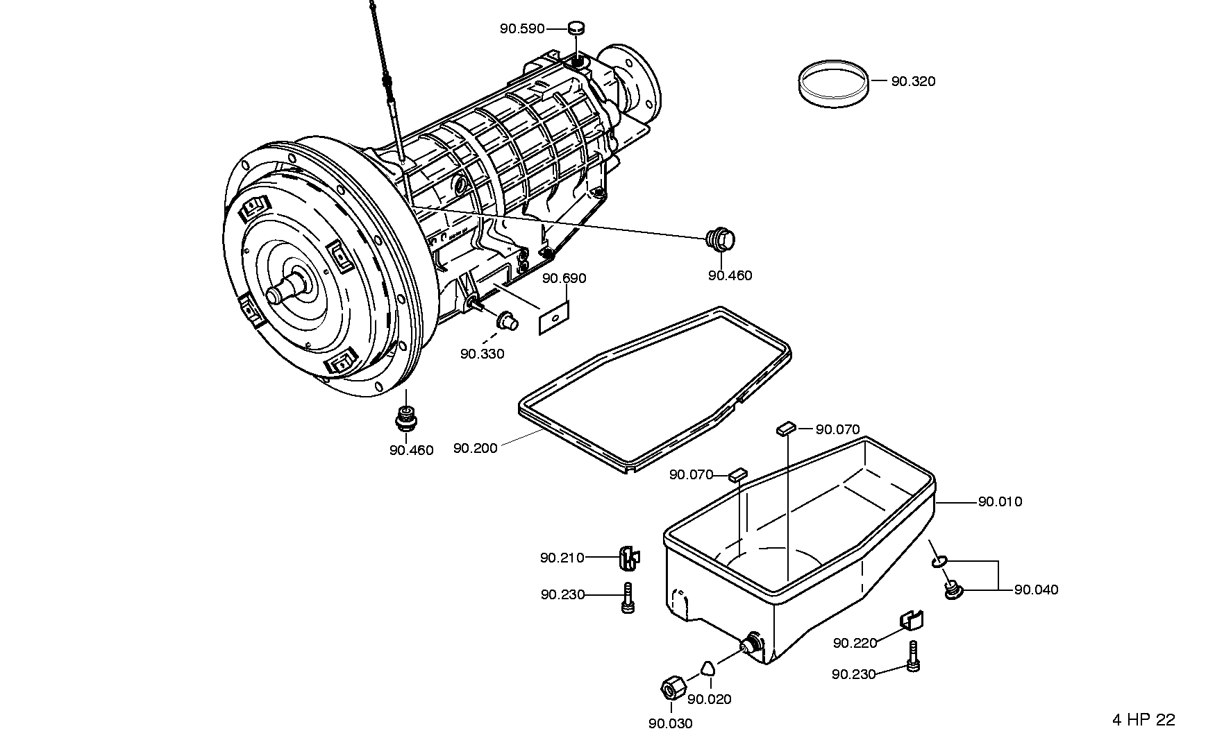 drawing for JAGUAR CARS LTD. RTC4268 - GASKET (figure 2)