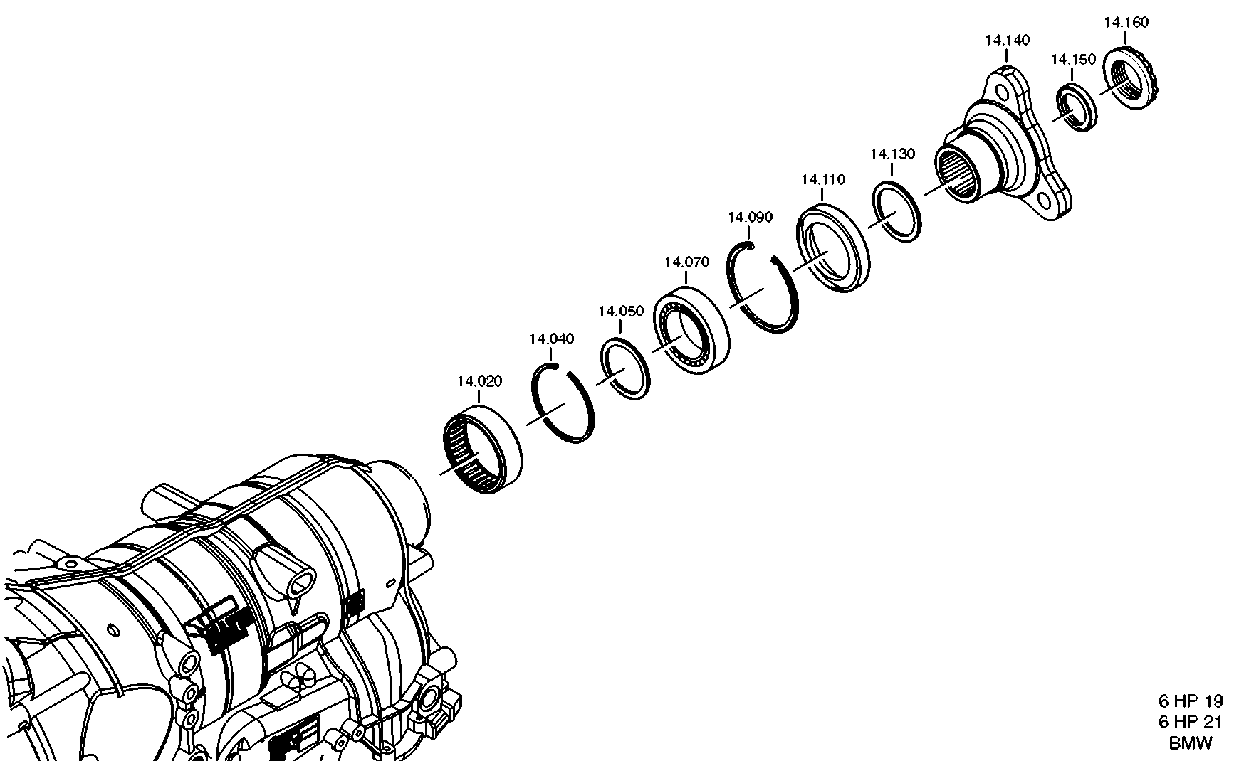 drawing for JAGUAR CARS LTD. 02C2C 6719 - SHAFT SEAL (figure 1)