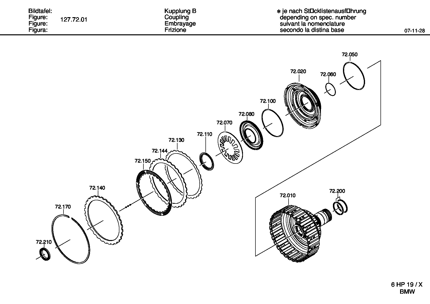 drawing for JAGUAR CARS LTD. 02JLM 919 - ROUND SEALING RING (figure 4)