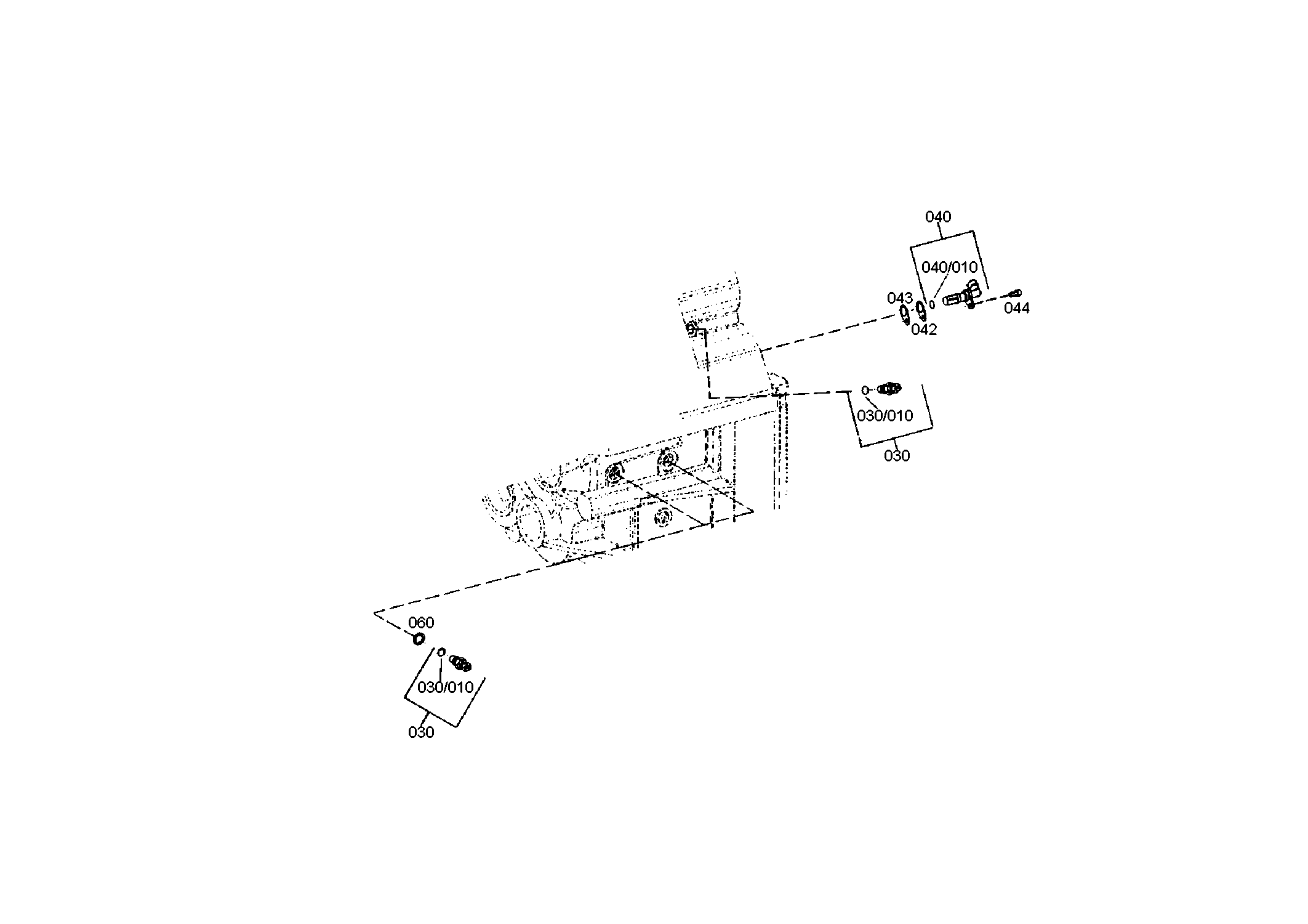 drawing for CASE CORPORATION 8603398 - SPEED TRANSMITTER (figure 1)