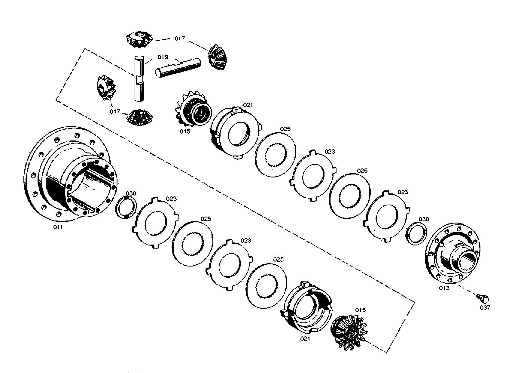 drawing for Hyundai Construction Equipment ZGAQ-00062 - GEAR-BEVEL (figure 4)