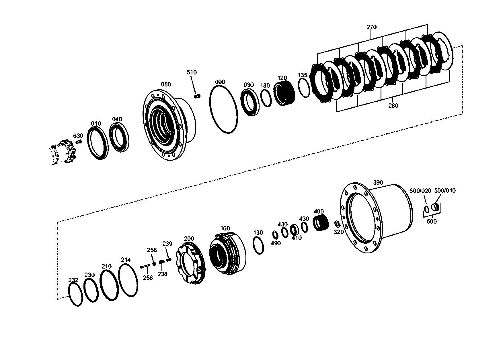 drawing for CUKUROVA 140105 - O-RING (figure 1)