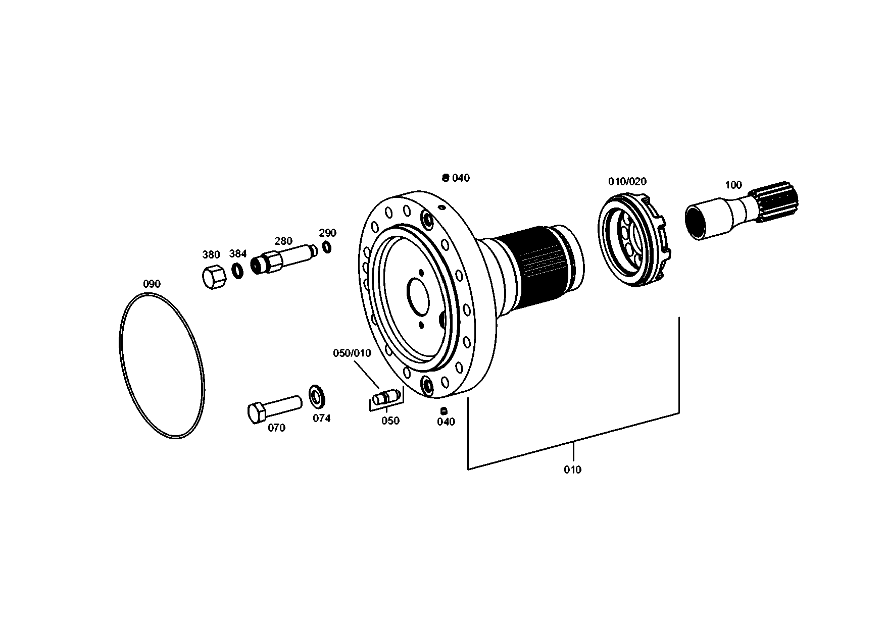 drawing for CAMECO 19M3005 - HEXAGON SCREW (figure 1)