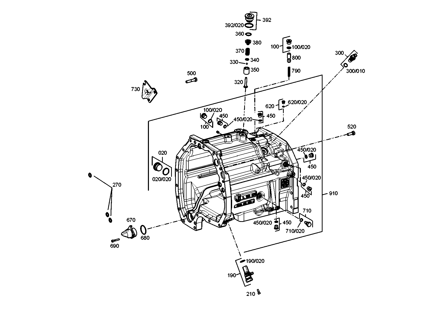 drawing for DAF 698452 - V-RING (figure 2)
