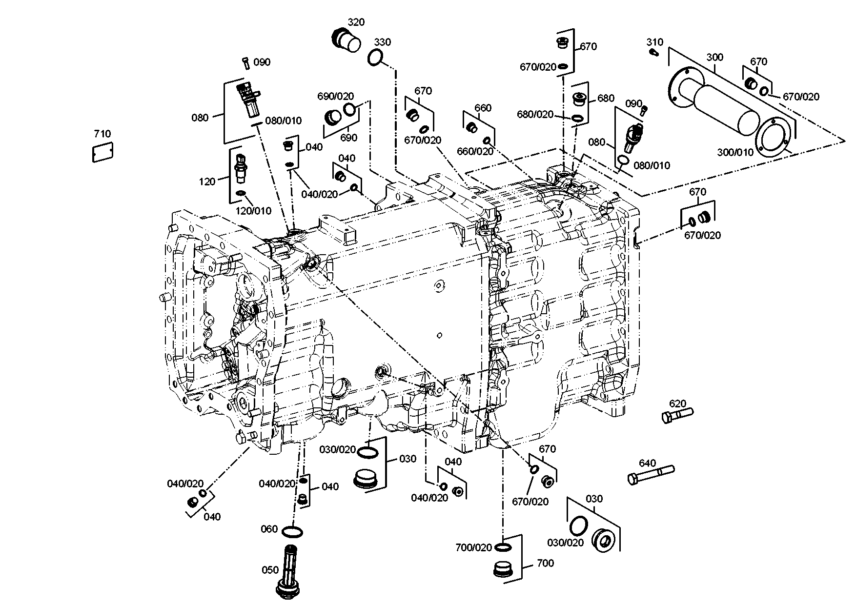 drawing for JOHN DEERE L171326 - BRACKET (figure 3)