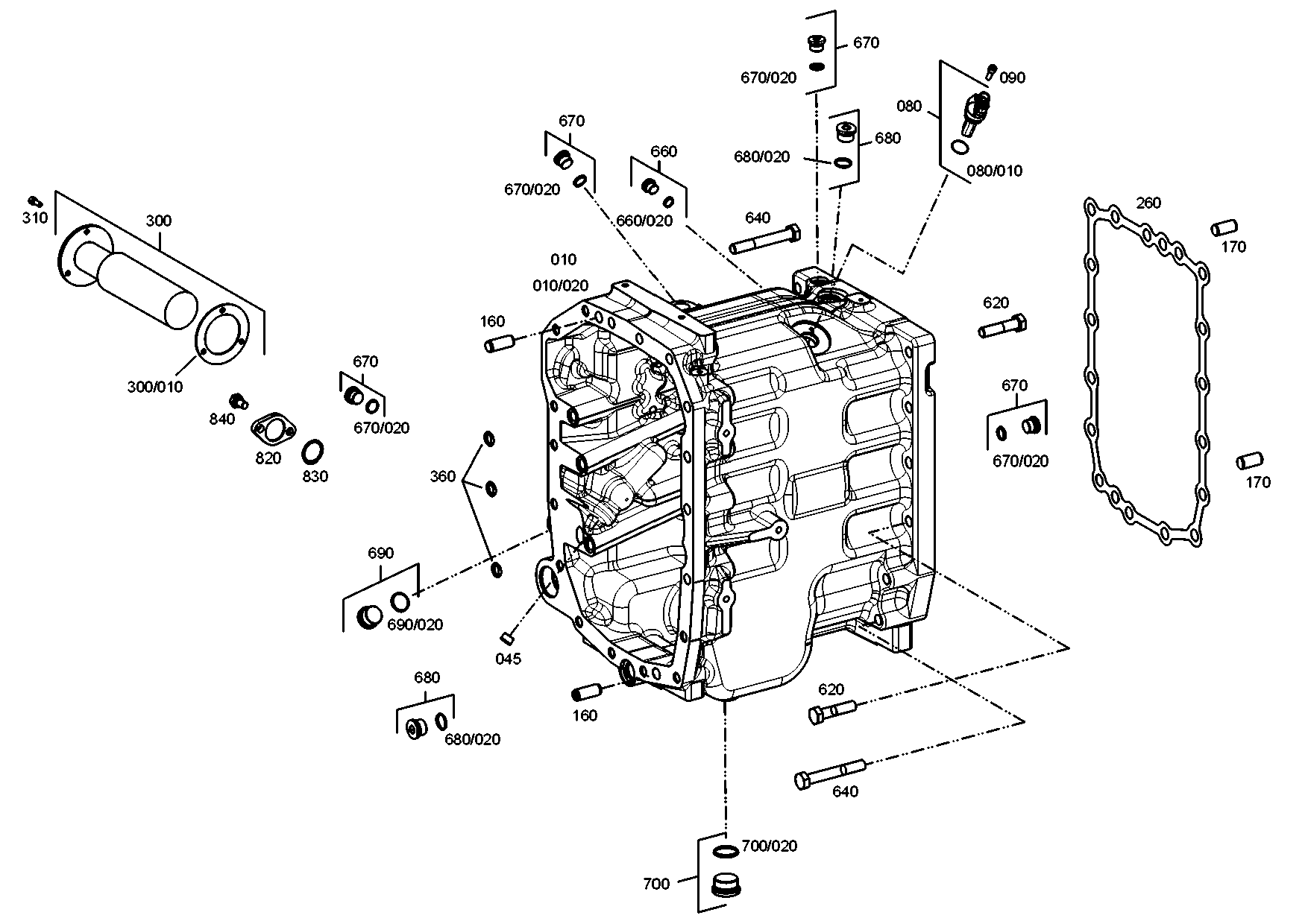 drawing for JOHN DEERE L171326 - BRACKET (figure 5)