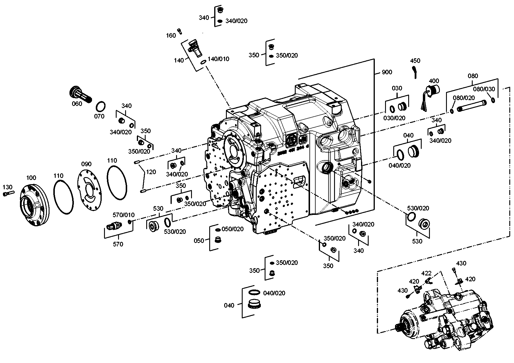 drawing for DAF 698452 - V-RING (figure 3)