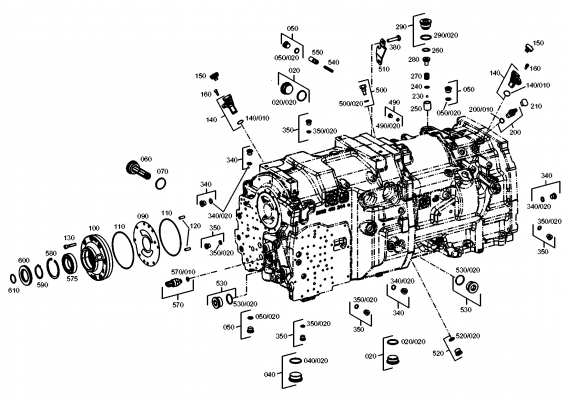 drawing for JOHN DEERE L150870 - O-RING (figure 2)