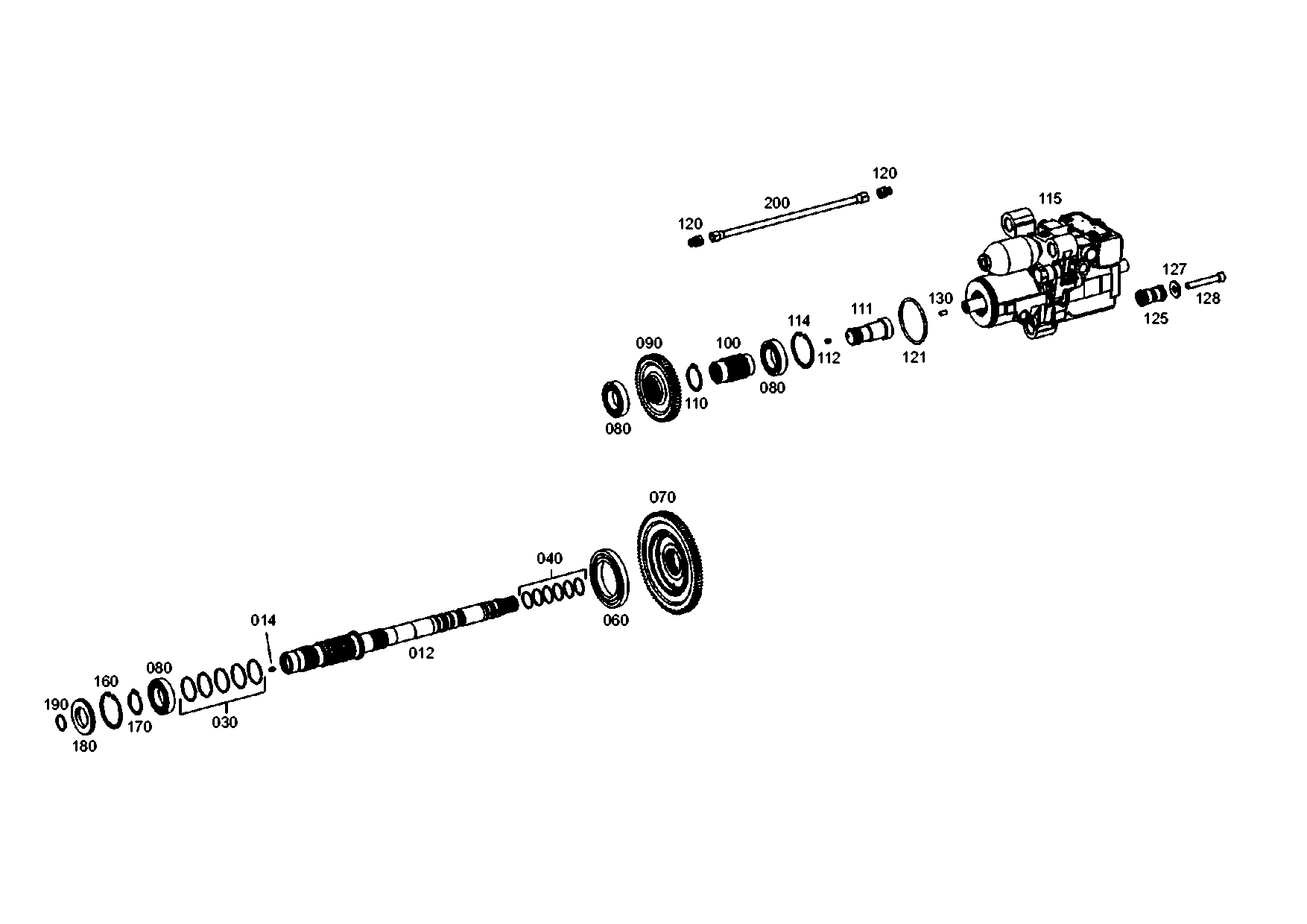 drawing for JOHN DEERE L110729 - CIRCLIP (figure 5)