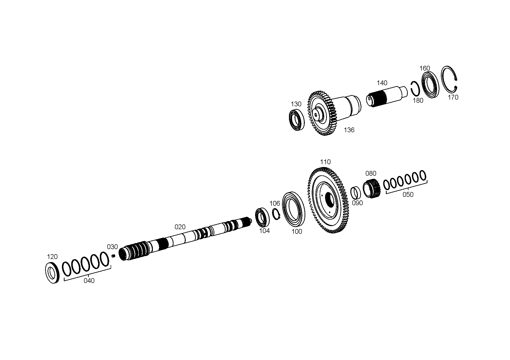 drawing for GROVE 8781235 - CIRCLIP (figure 5)