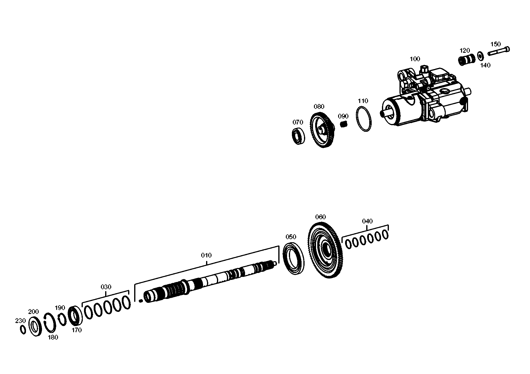 drawing for LIEBHERR GMBH 10002266 - BALL BEARING (figure 1)