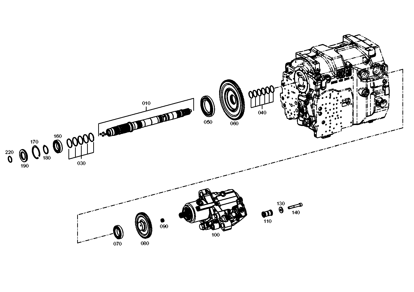 drawing for ROBERT BOSCH GMBH R902191138 - HYDROSTATIC UNIT (figure 3)