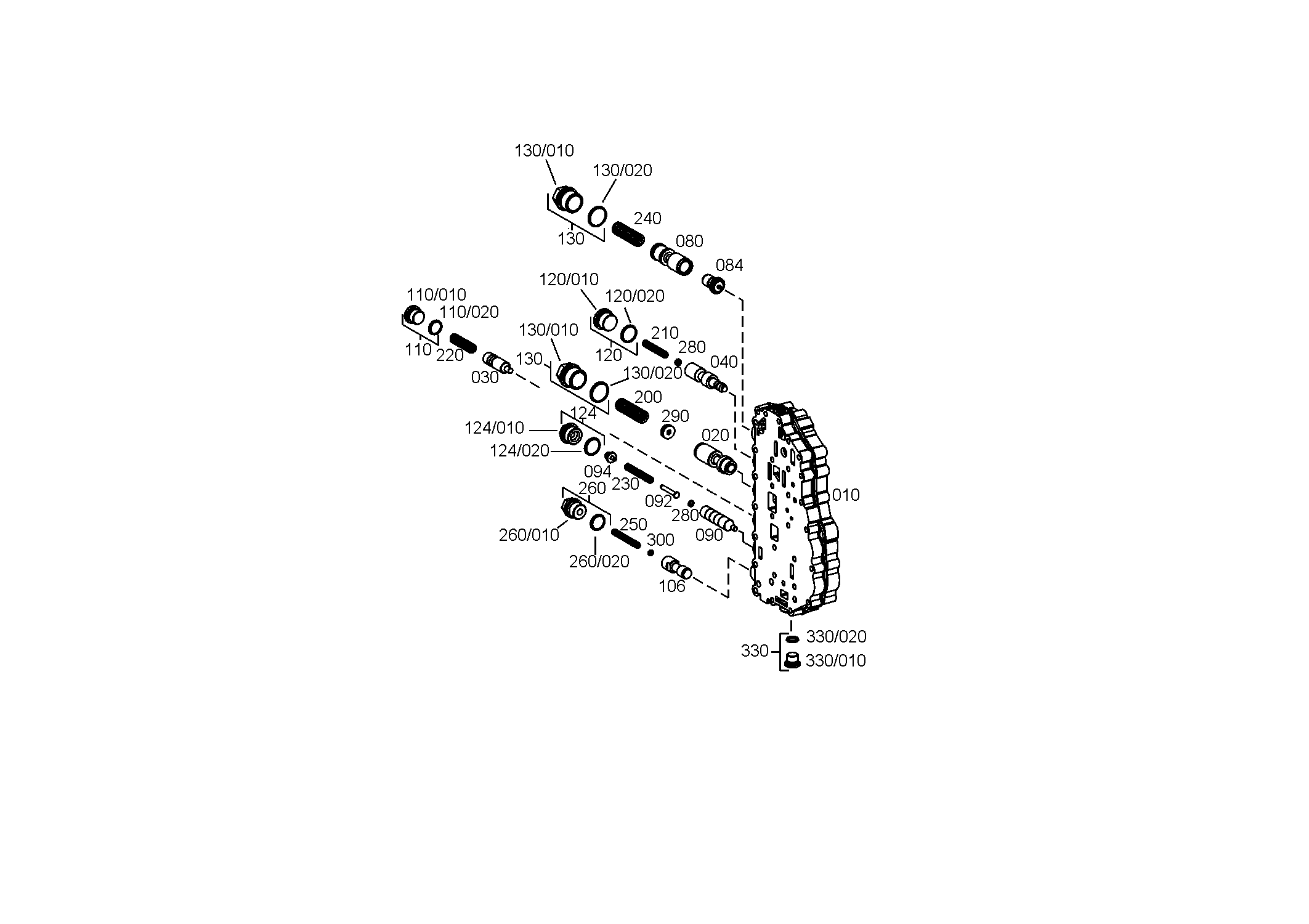 drawing for JOHN DEERE L152693 - TEMPERATURE PROBE (figure 1)