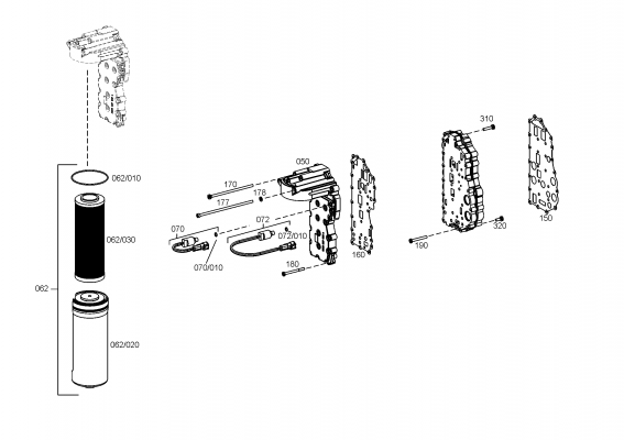 drawing for JOHN DEERE L154204 - GASKET (figure 1)