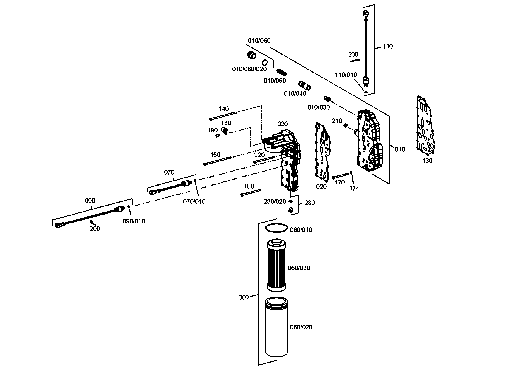 drawing for JOHN DEERE L154204 - GASKET (figure 5)