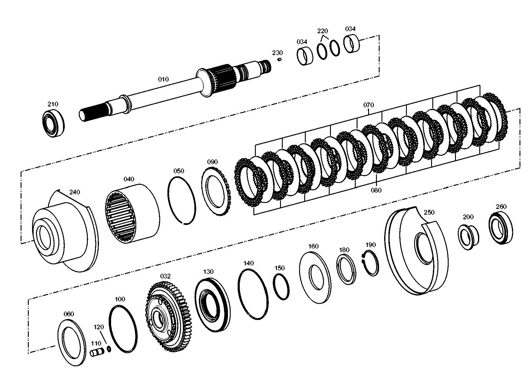 drawing for KUBOTA 3J08022321 - BUSH (figure 1)