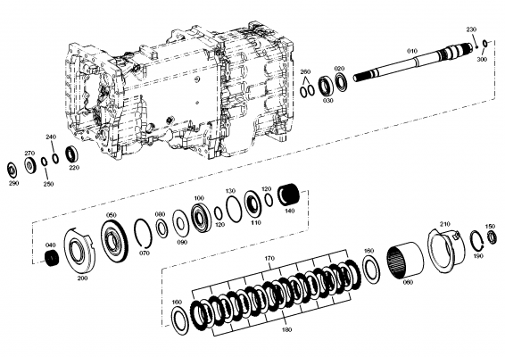 drawing for AGCO 026137R1 - RETAINING RING (figure 1)