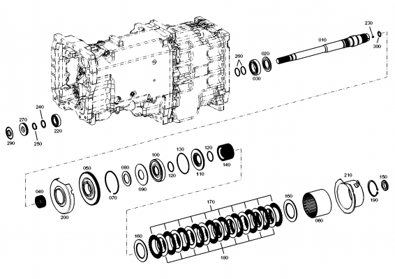 drawing for AGCO X530.008.046.000 - RETAINING RING (figure 1)