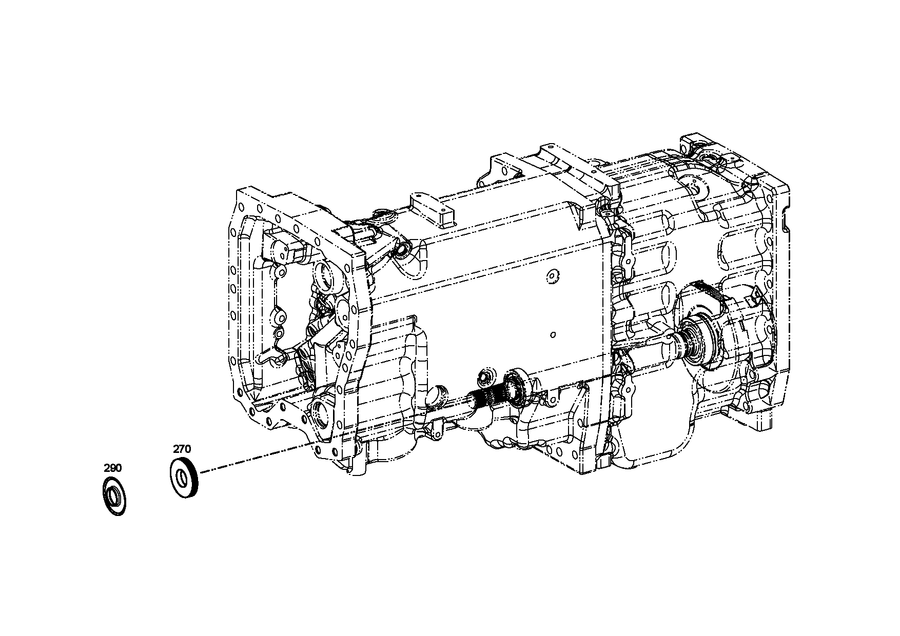 drawing for Hyundai Construction Equipment 0735330435 - BALL BEARING (figure 2)