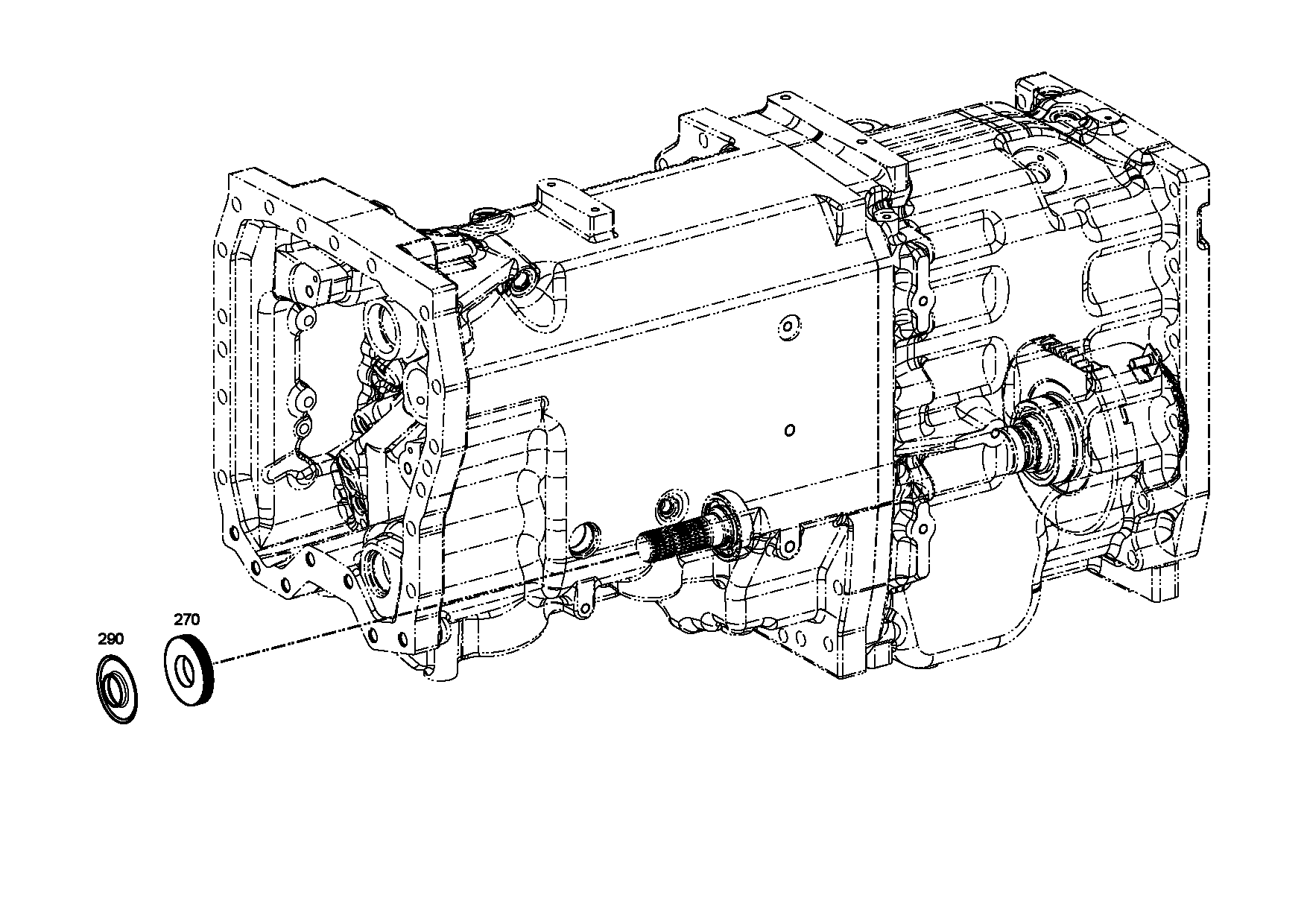 drawing for Hyundai Construction Equipment 0735330435 - BALL BEARING (figure 4)