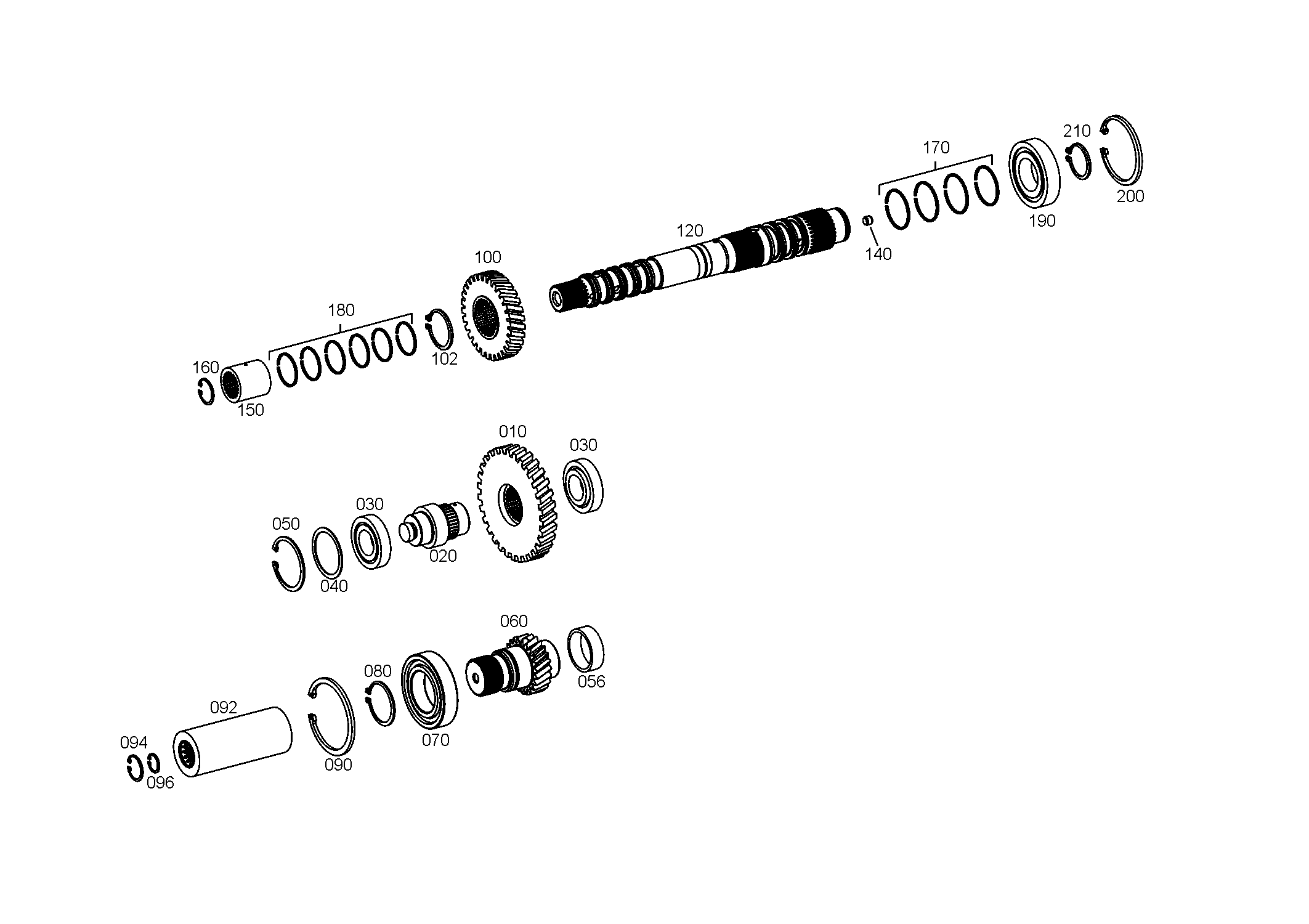 drawing for DOOSAN 513082 - BALL BEARING (figure 1)