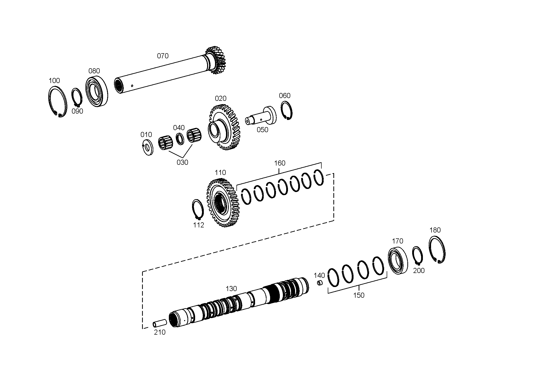 drawing for KUBOTA 3J08022951 - CIRCLIP (figure 1)