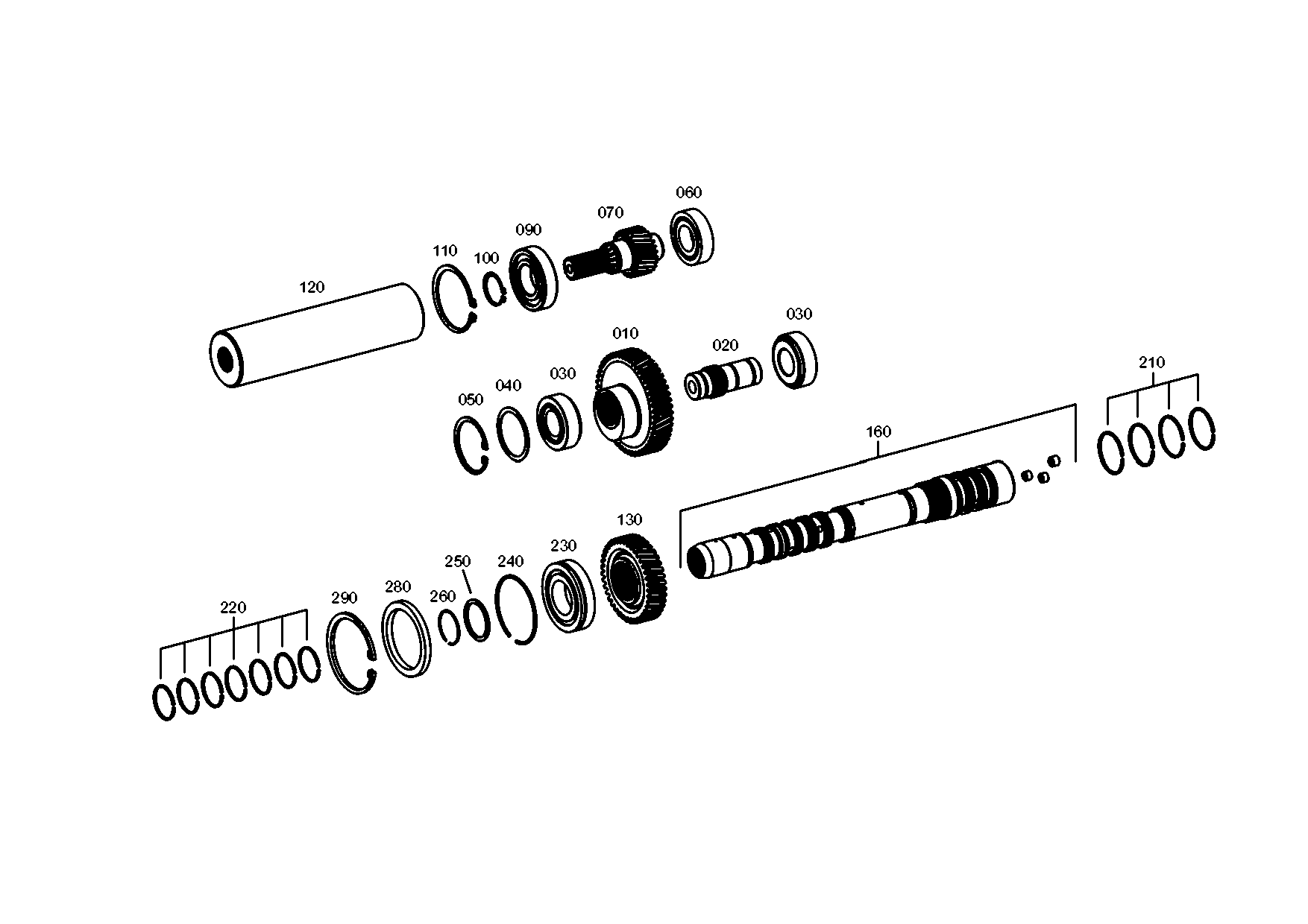 drawing for JOHN DEERE L150844 - SNAP RING (figure 3)