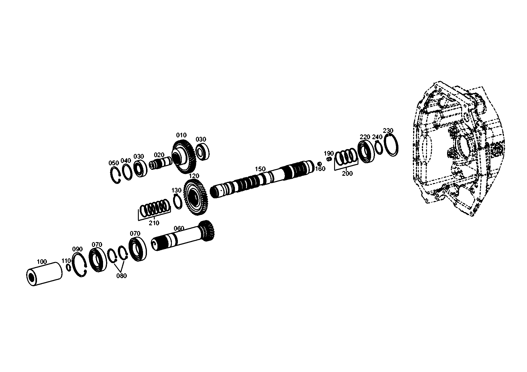 drawing for JOHN DEERE AT322038 - CIRCLIP (figure 4)