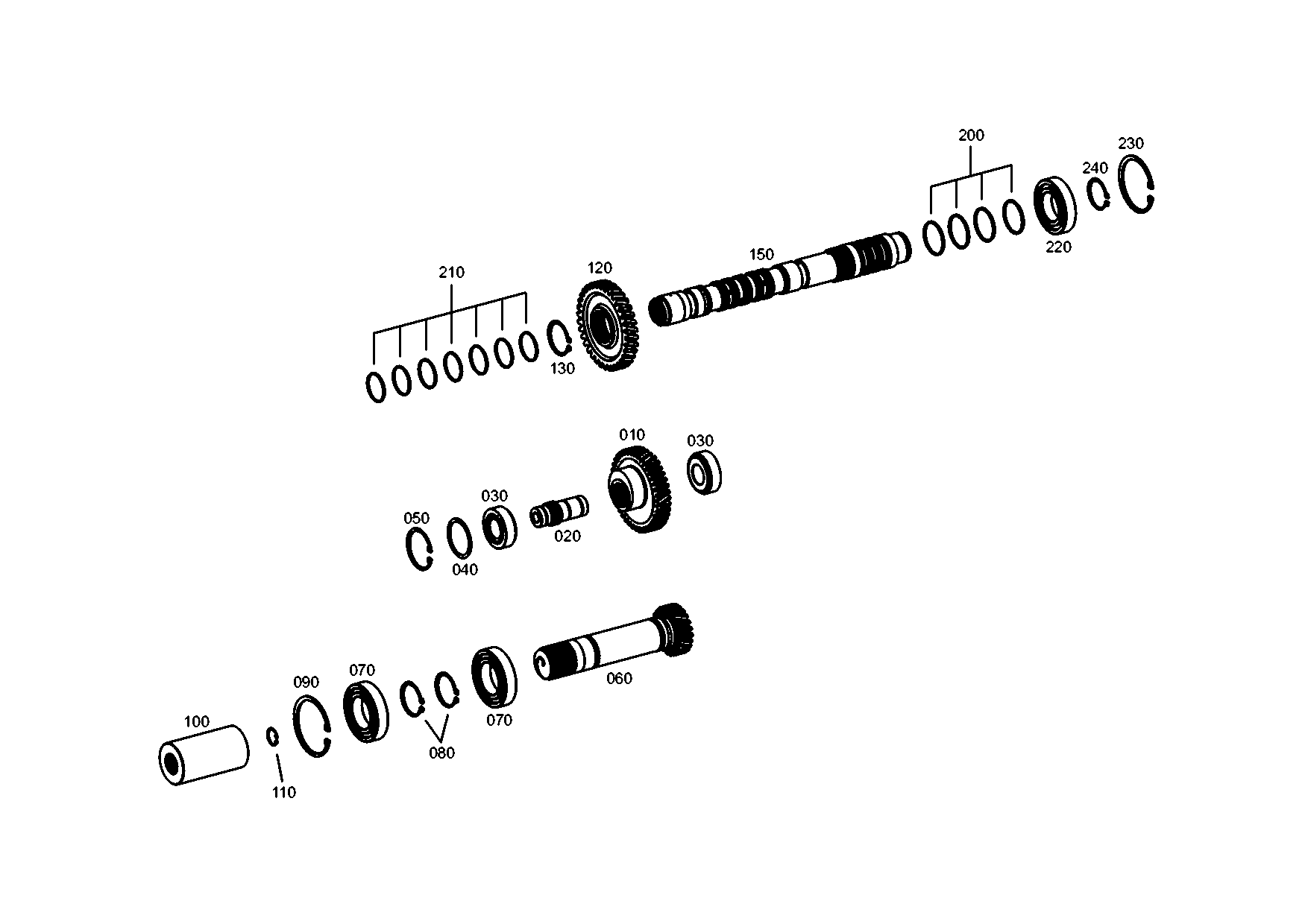 drawing for KUBOTA 3J08022951 - CIRCLIP (figure 5)