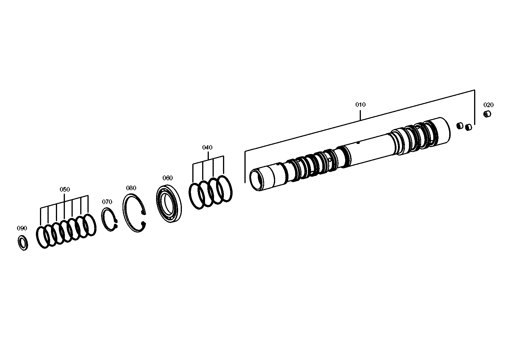 drawing for LINDE AG 8459765 - BALL BEARING (figure 1)