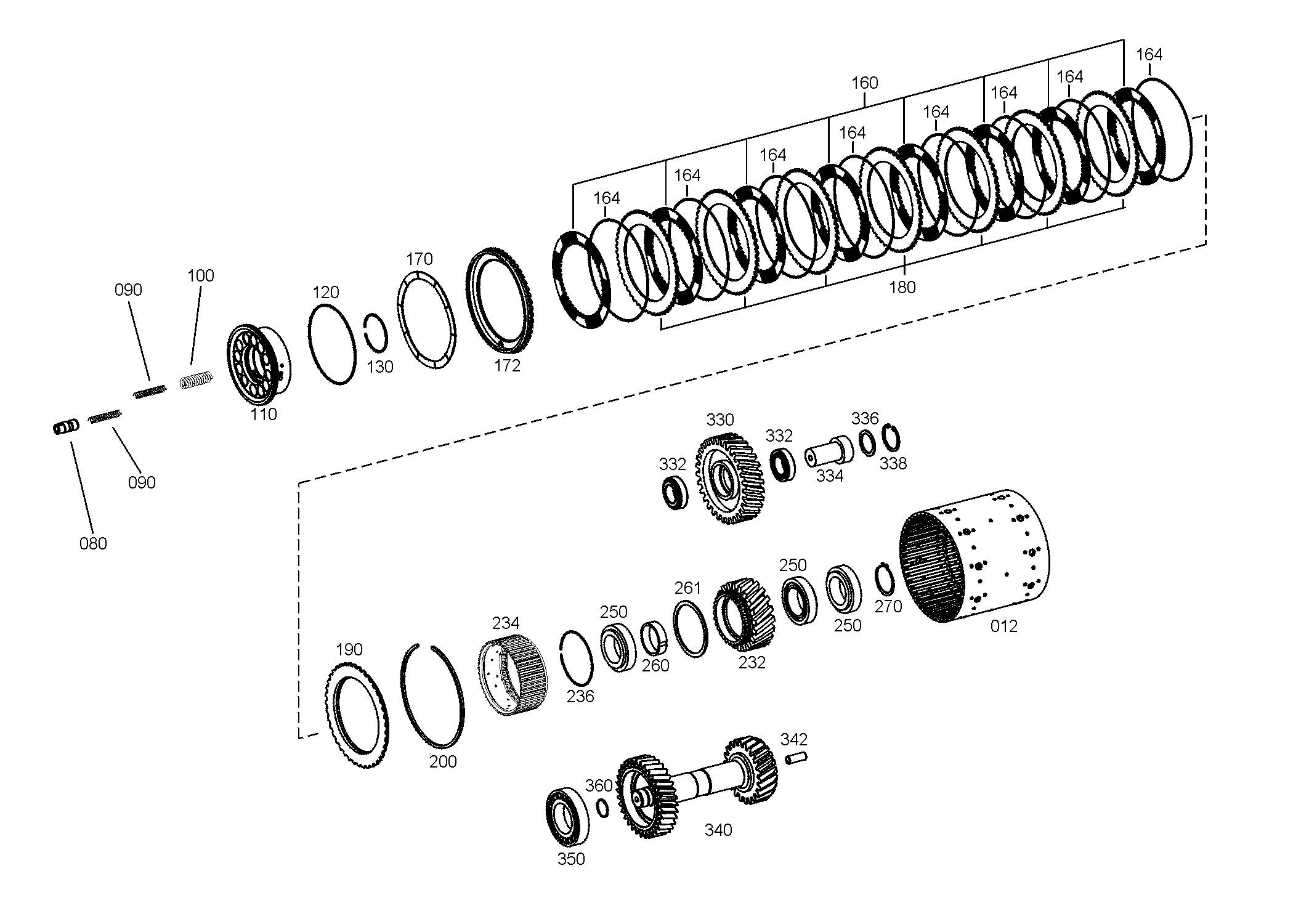 drawing for JOHN DEERE TTZF100170 - SNAP RING (figure 2)
