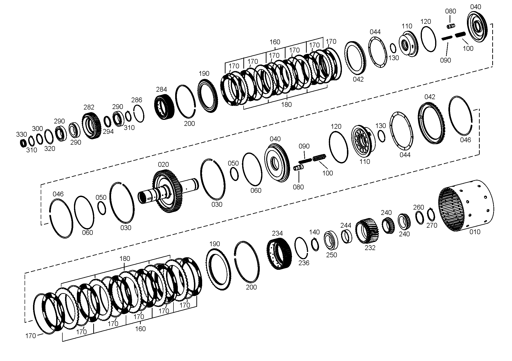 drawing for AGCO V35015000 - NEEDLE SLEEVE (figure 1)