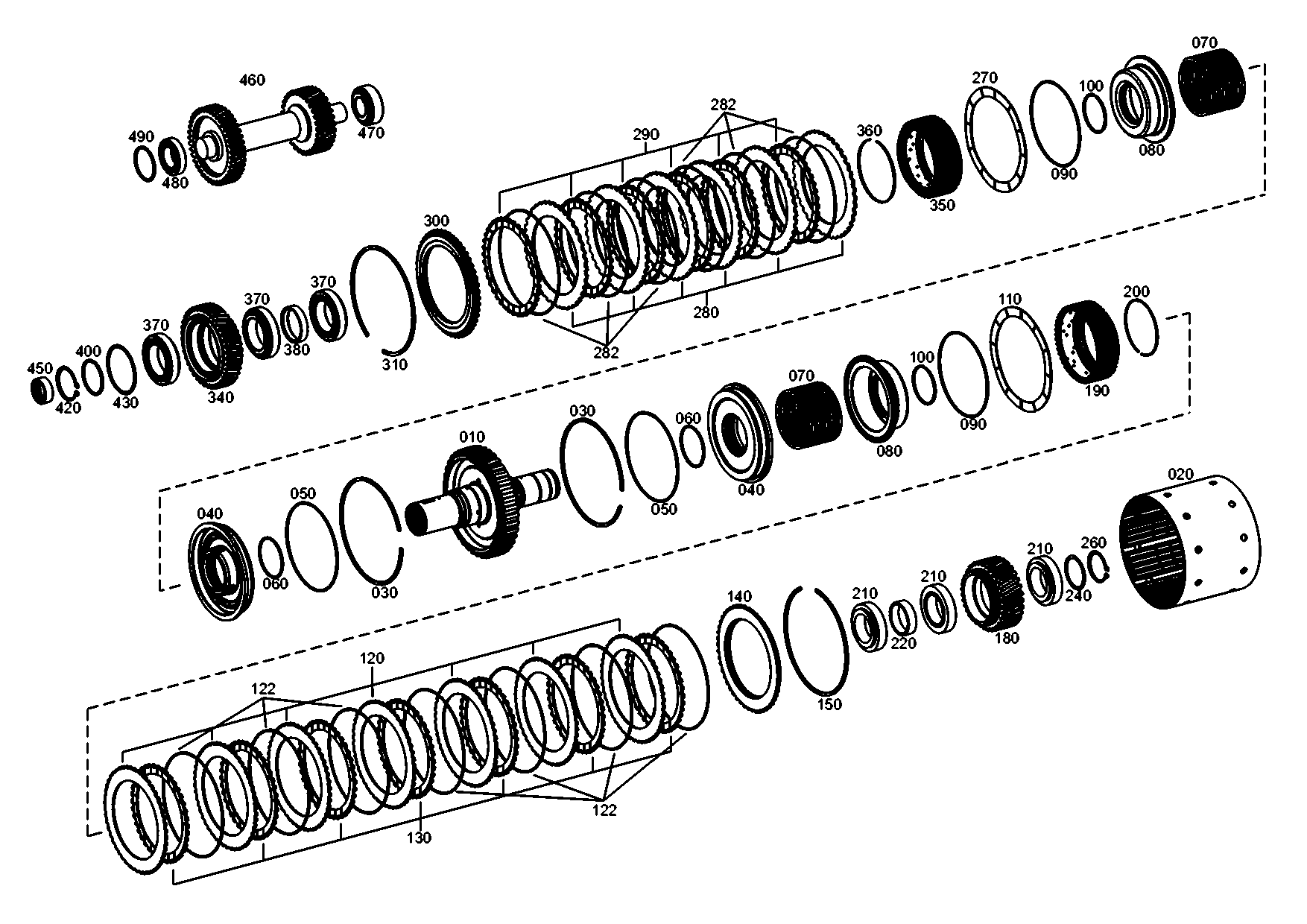 drawing for JOHN DEERE L207950 - SNAP RING (figure 5)