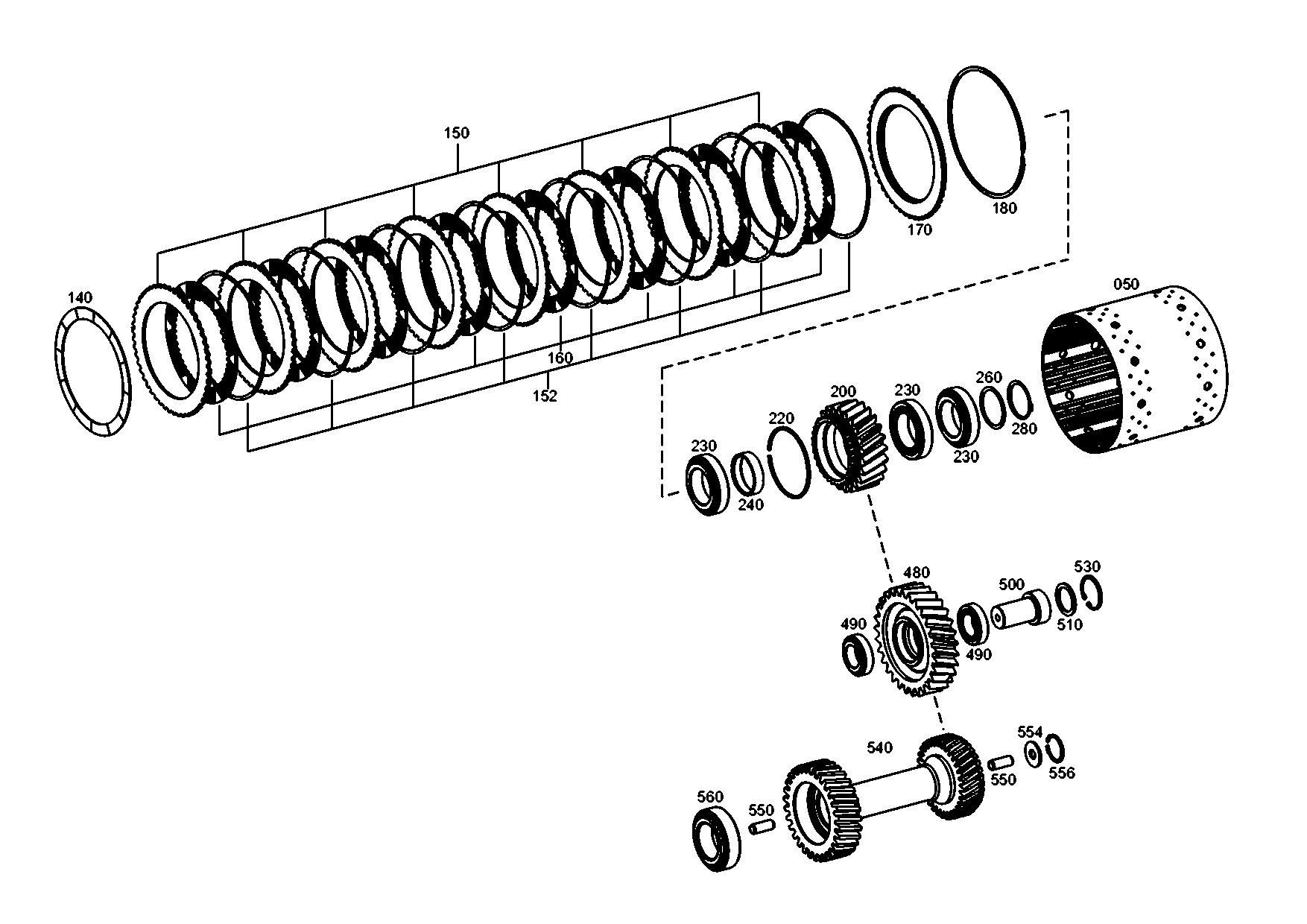 drawing for DAF 67508 - V-RING (figure 2)