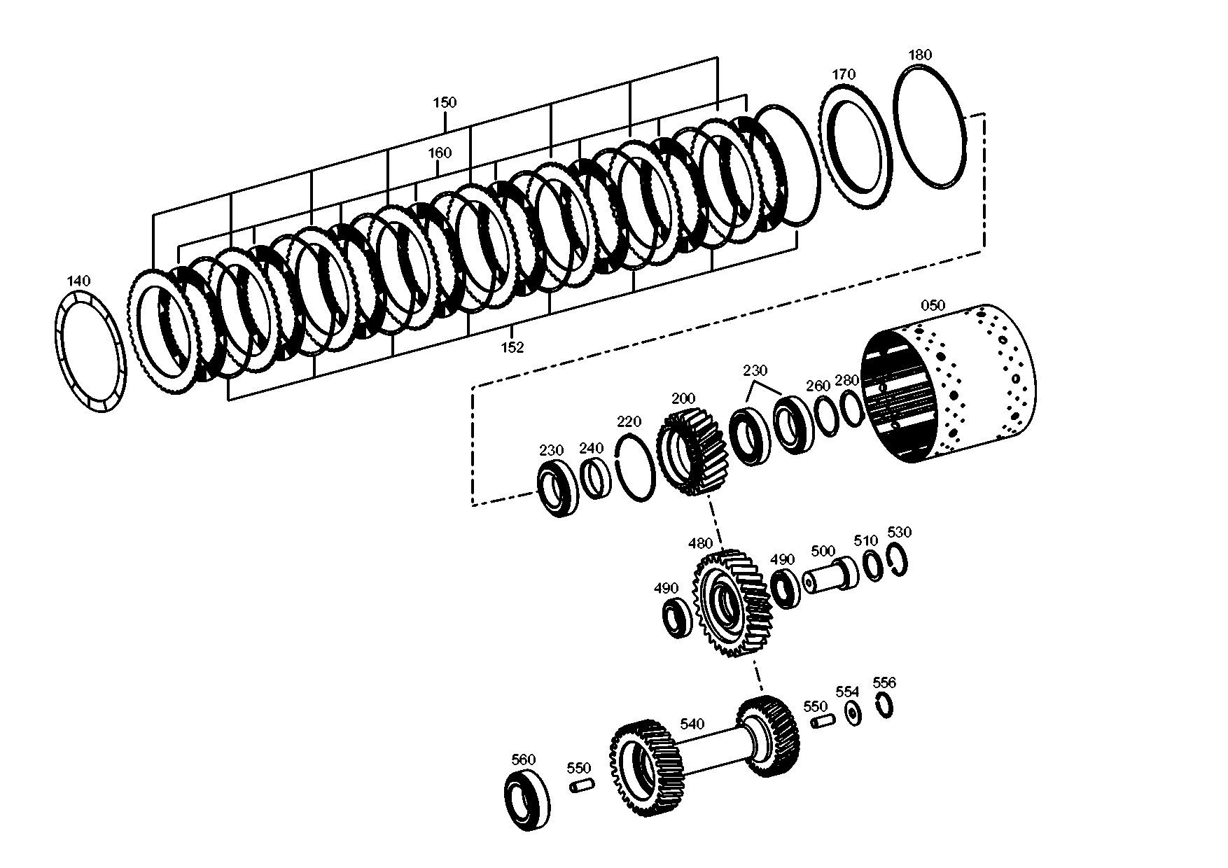 drawing for DAF 67508 - V-RING (figure 4)