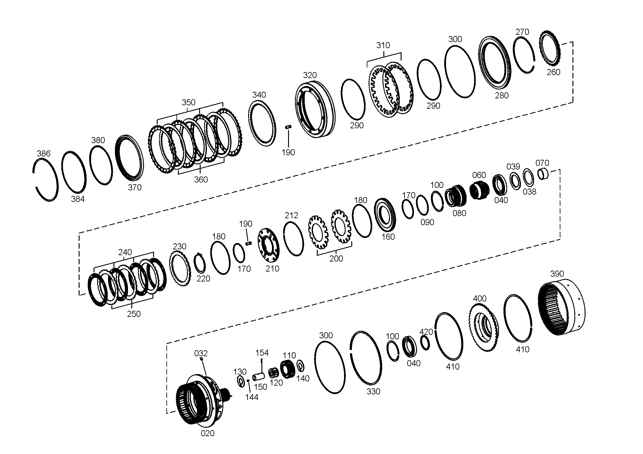 drawing for JOHN DEERE L150736 - BUSH (figure 1)