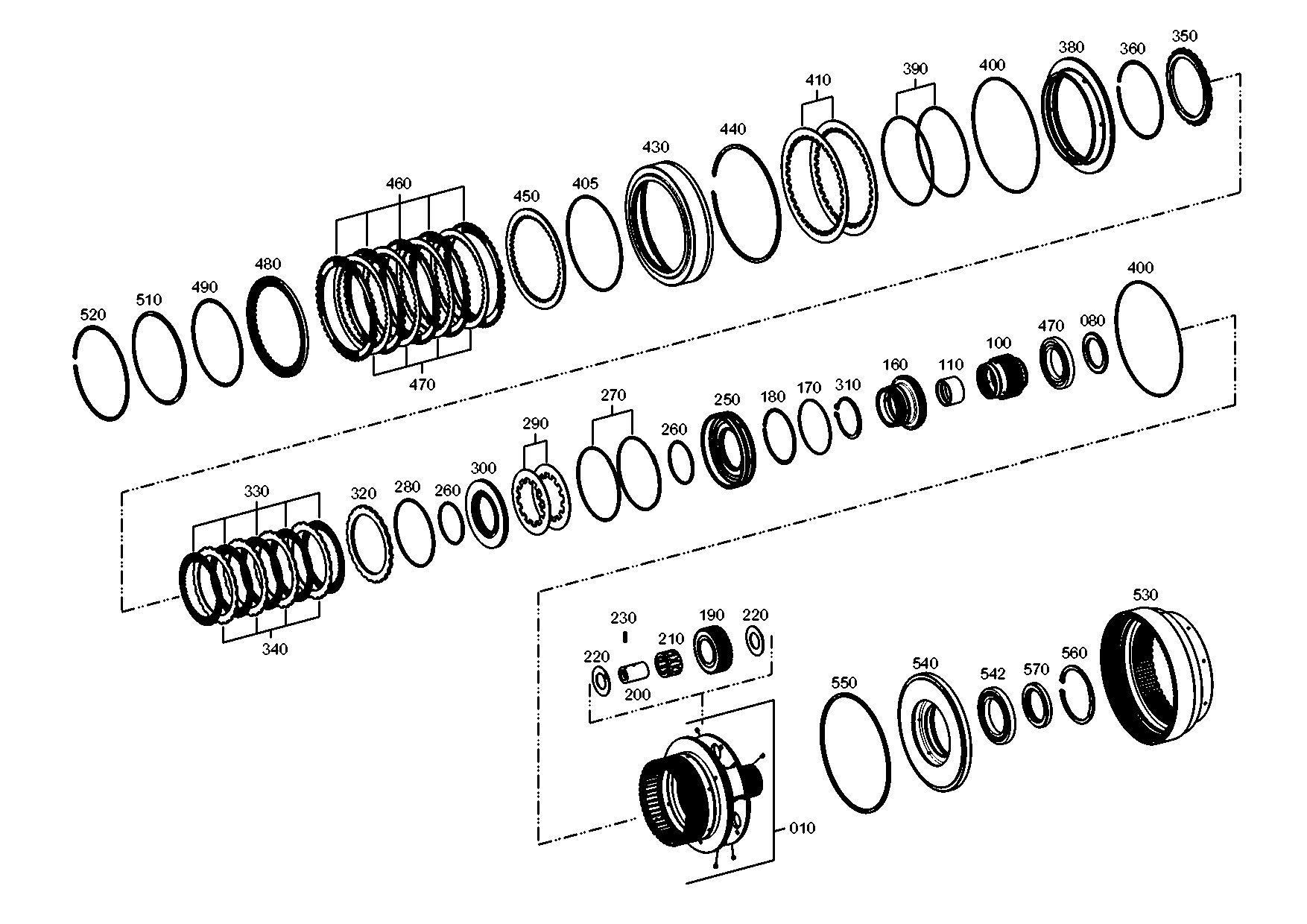 drawing for MAN 06.31410-1202 - BALL BEARING (figure 1)