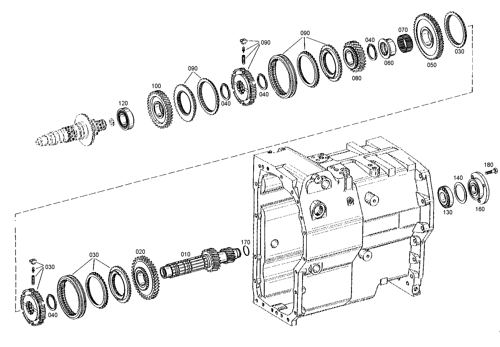 drawing for KALMAR INDUSTRIES INC. 40X80X19,9 KOYO / JAPAN - ROLLER BEARING (figure 1)