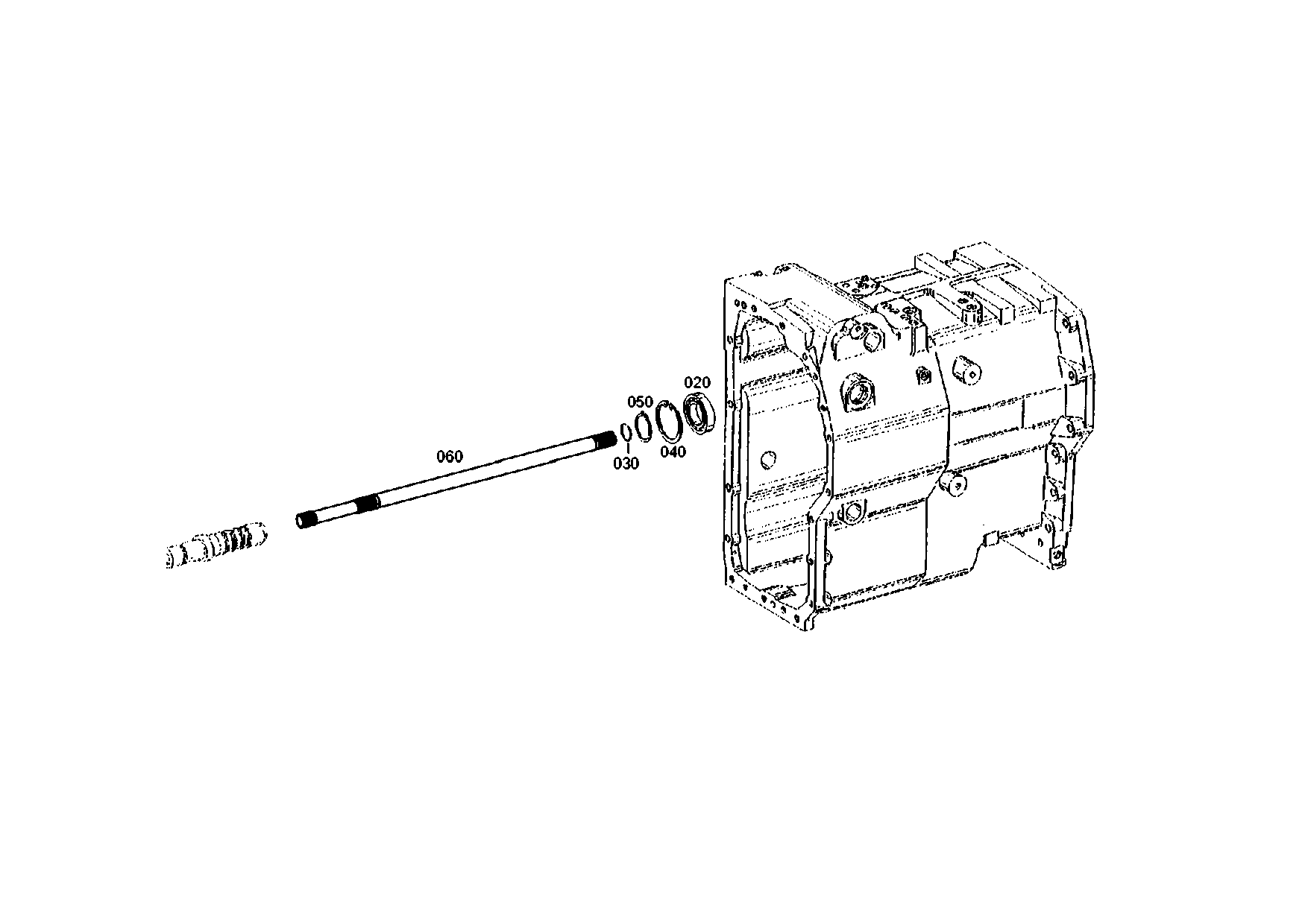 drawing for SENNEBOGEN HYDRAULIKBAGGER GMBH 007889 - SNAP RING (figure 2)