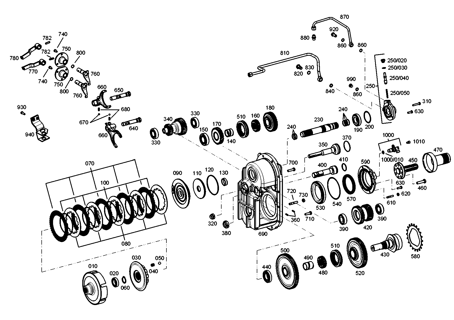 drawing for MAGNA STEYR 133100270082 - DOUBLE GEAR (figure 2)