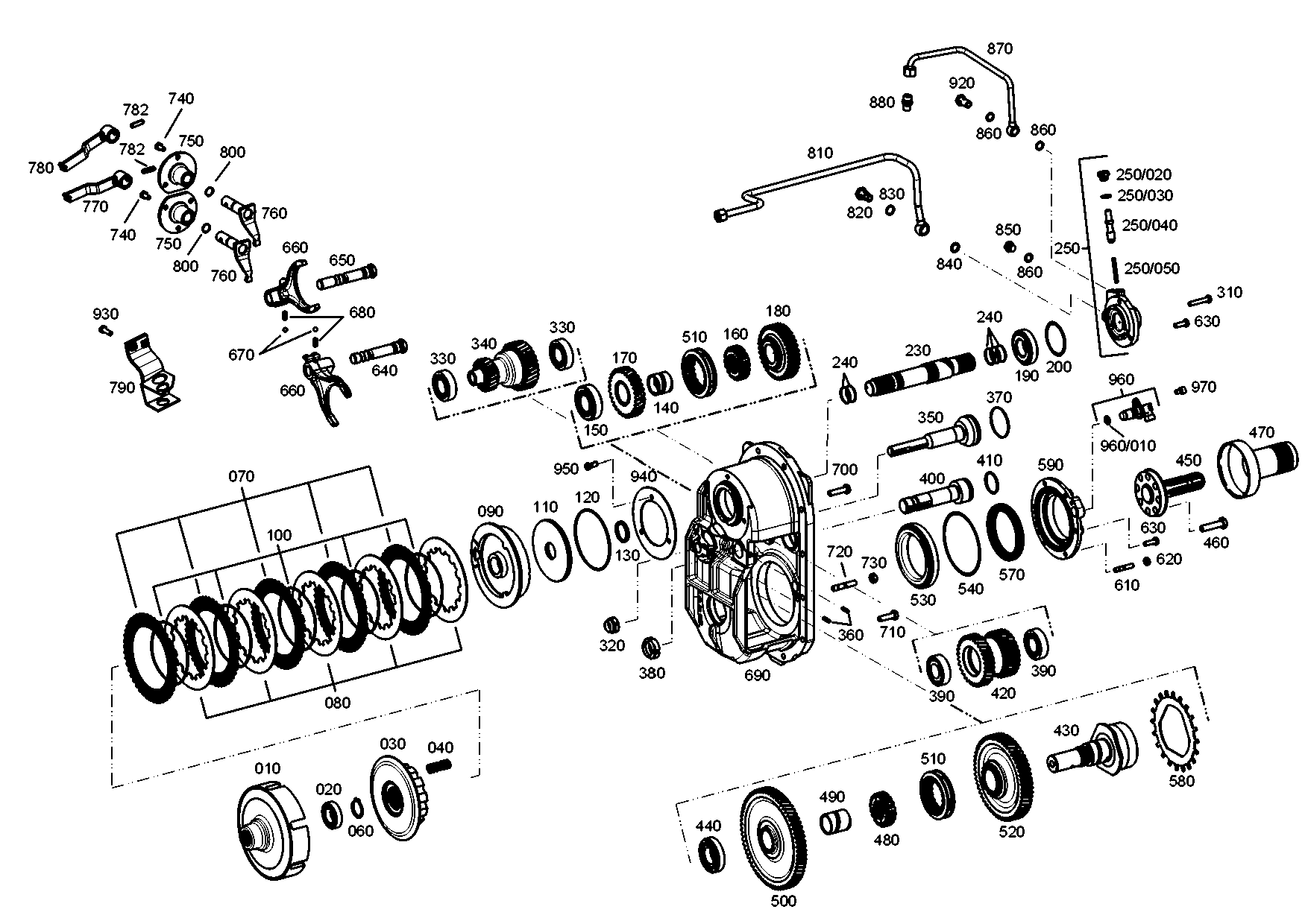 drawing for MAGNA STEYR 133100270082 - DOUBLE GEAR (figure 4)